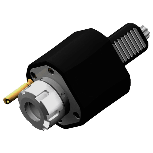 Axial drilling - milling head, DIN 5482, straight